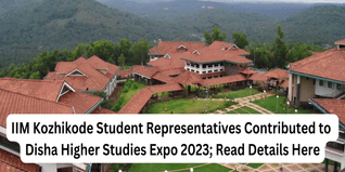 IIM Kozhikode Student Representatives Contributed to Disha Higher Studies Expo 2023; Read Details Here